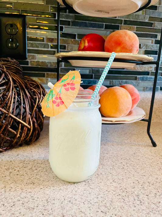 SIMPLE PINA COLADA PROTEIN SMOOTHIE